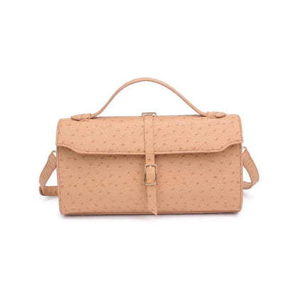 Juliet Ostrich Bag - Natural