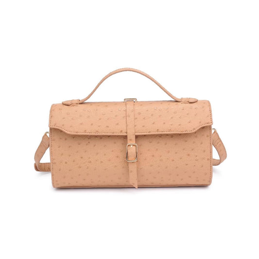 Juliet Ostrich Bag - Natural