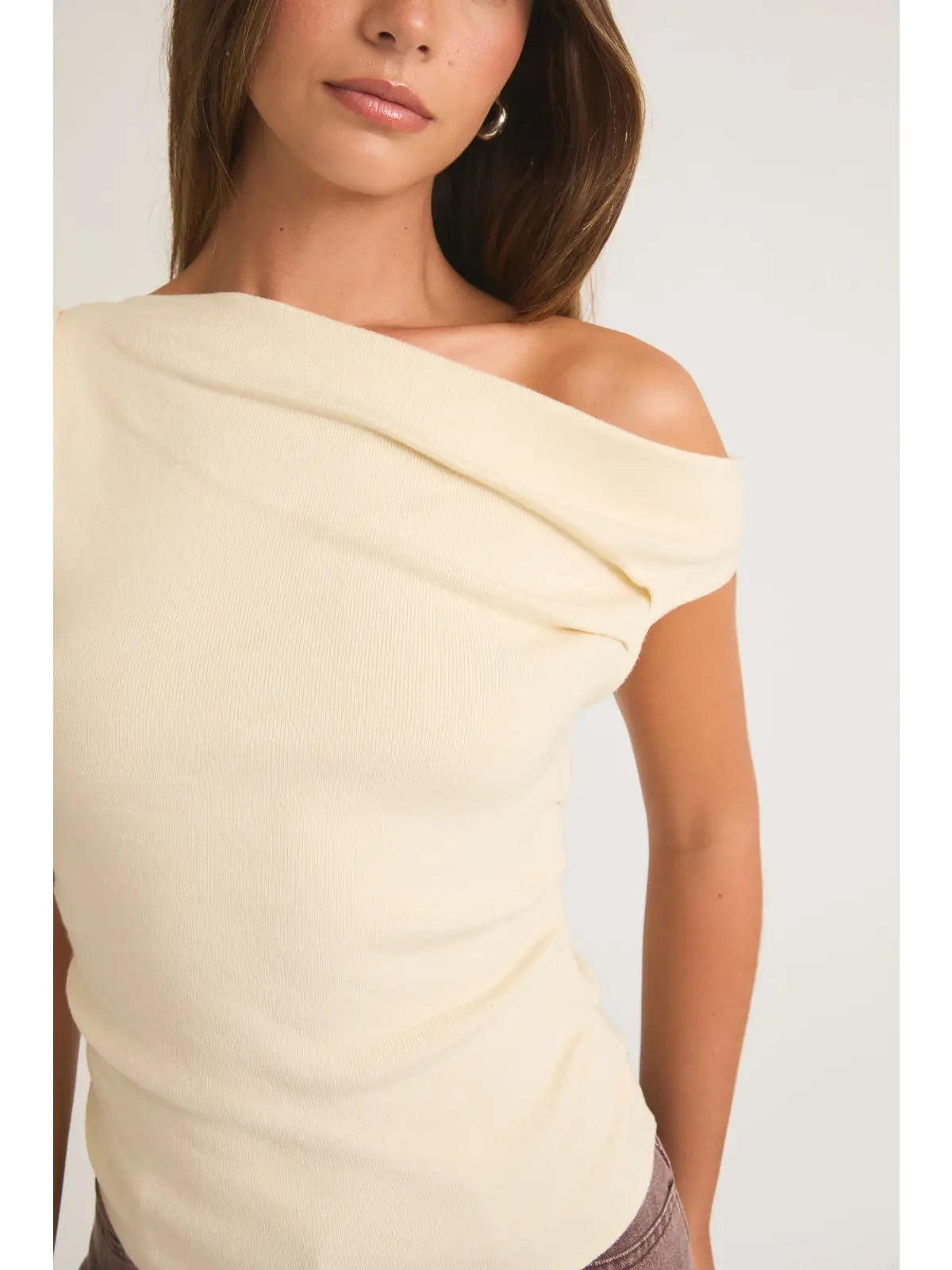 Zara Sweater Top - Ivory