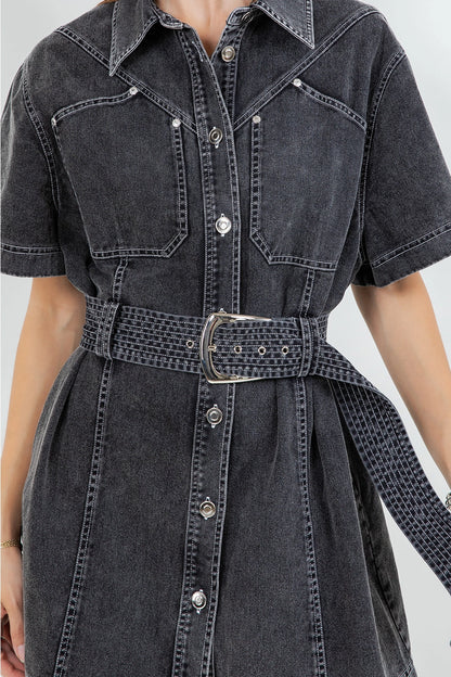 Danica Denim Mini Dress
