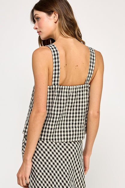 Gingham Tank