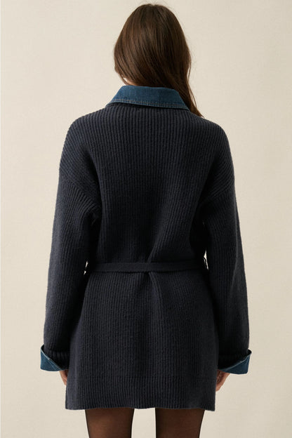 Dane Knit Belted Mini Dress