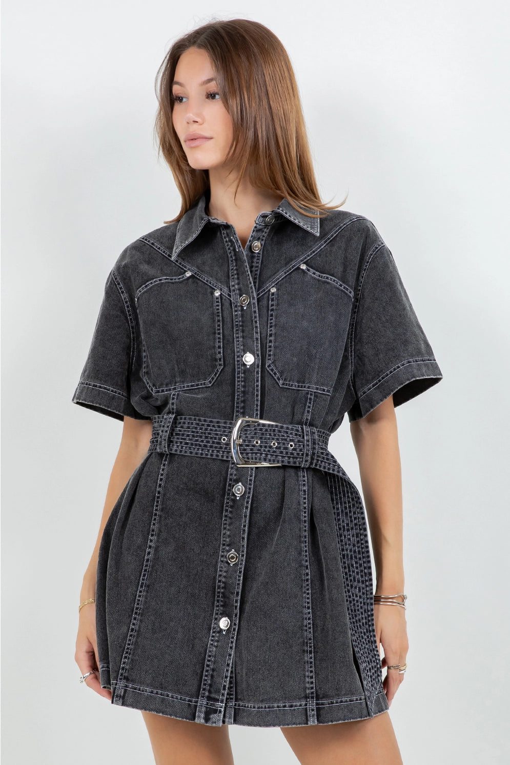 Danica Denim Mini Dress