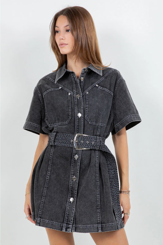 Danica Denim Mini Dress