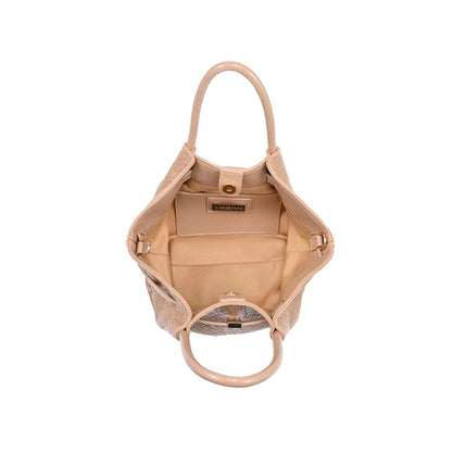 Selena Woven Crossbody - Tan