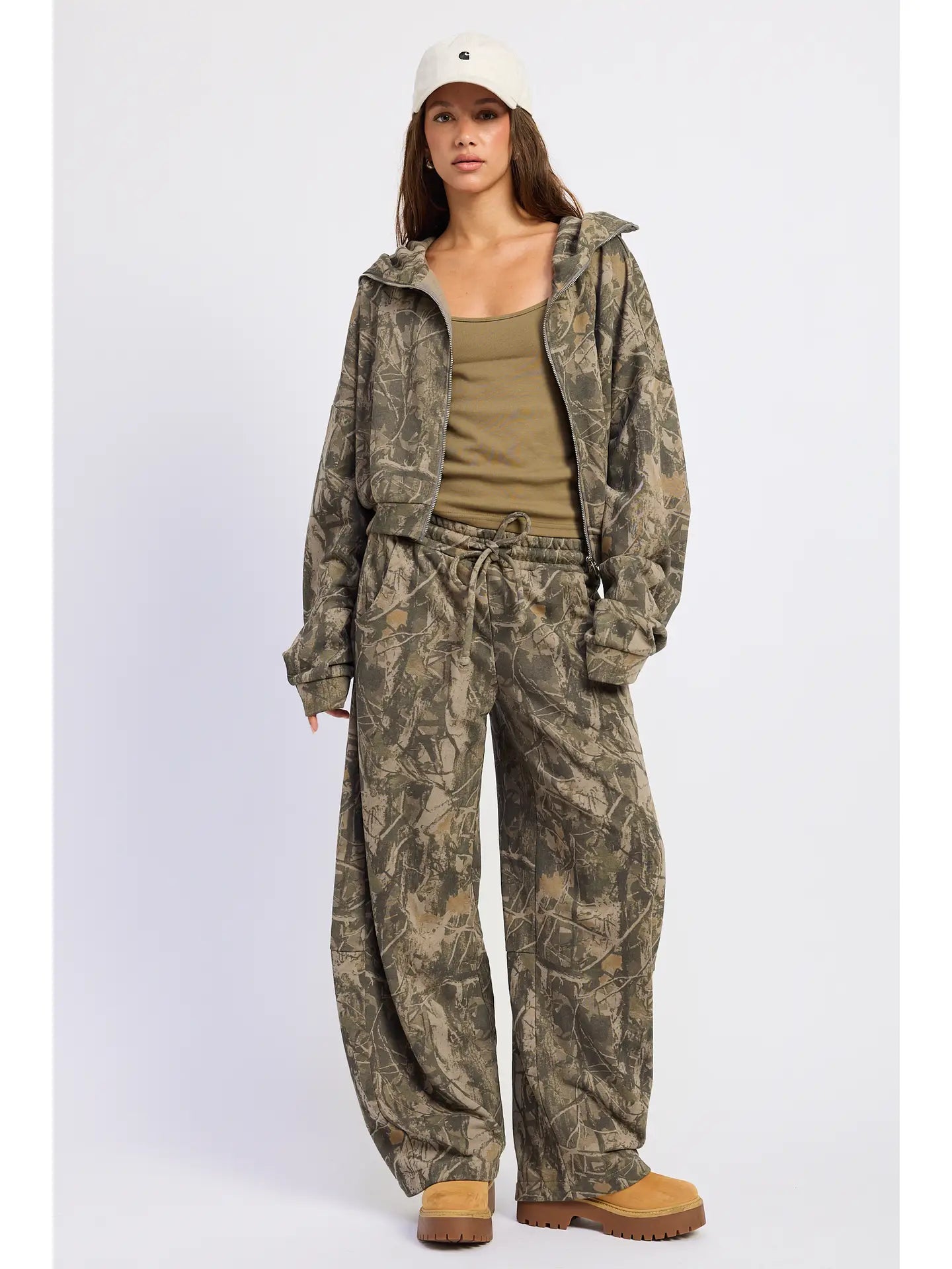 Zip Up Camo Jacket