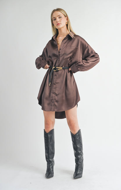 Flawless Oversized Shirt Dress