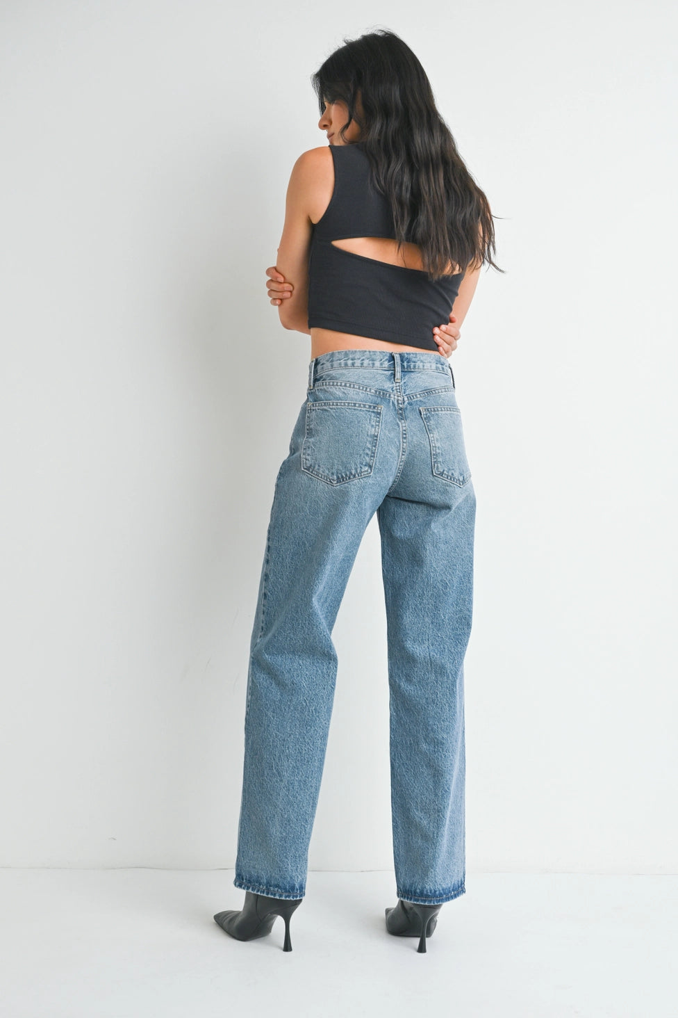 Quinn Relaxed Straight Denim - BIRD BEE