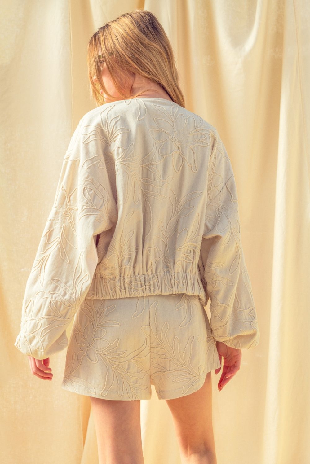 Leland Floral Jacquard Short