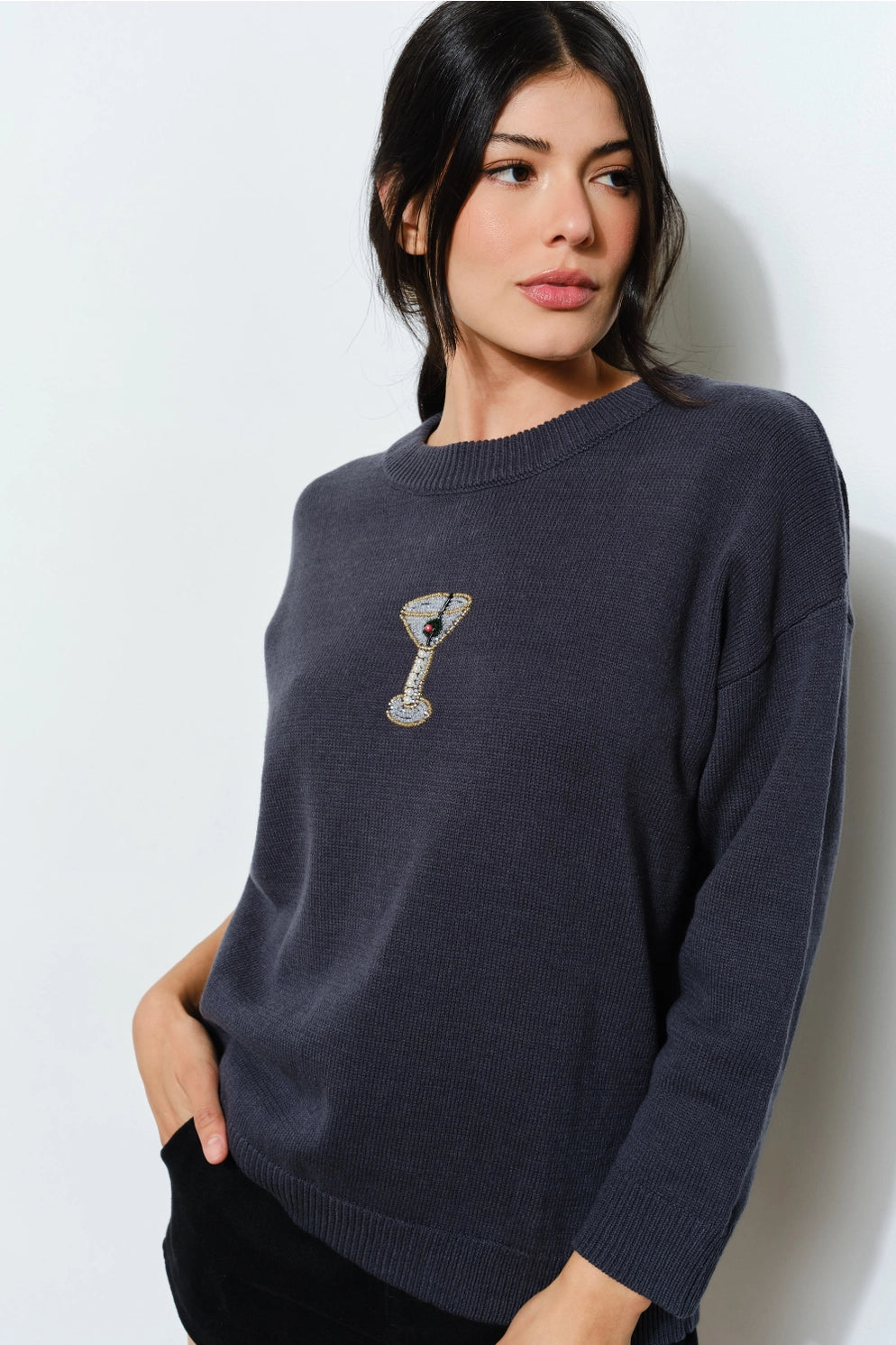 Sora Martini Bead Sweater