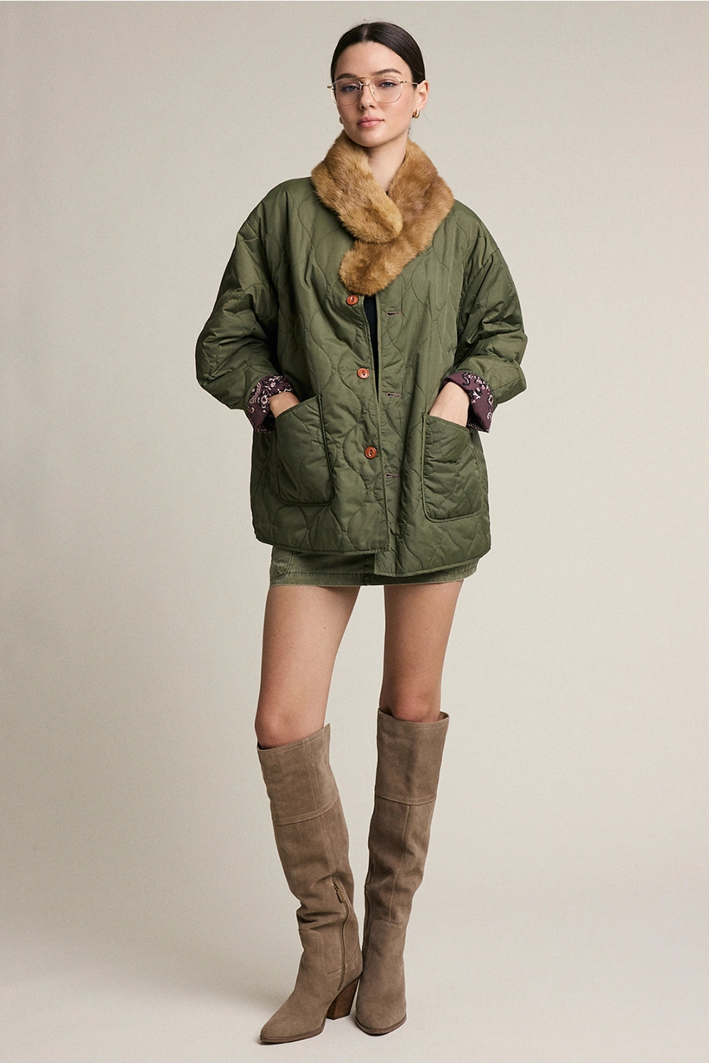 Reversible Quilted Bandana Jacket