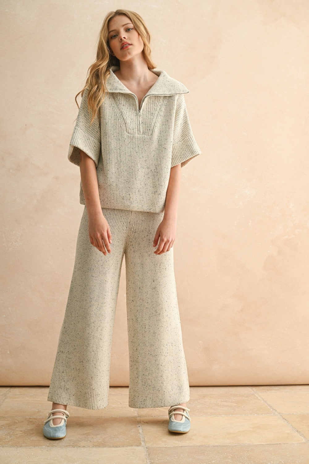 Salt & Pepper Knit Pant