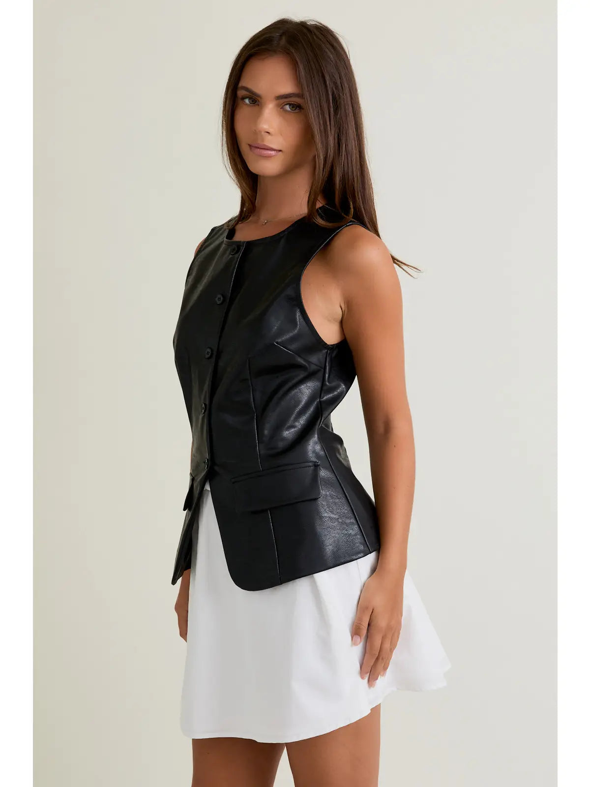 Kourt Contrast Skirt Mini Dress