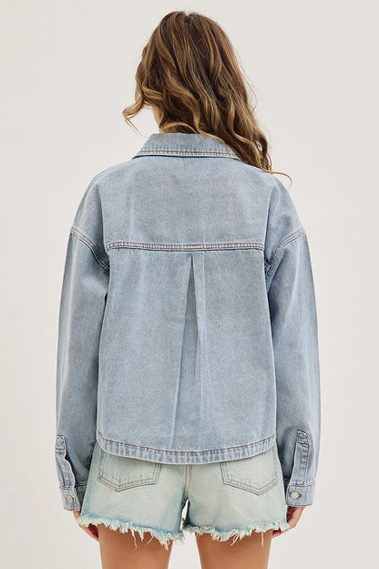 Patch Pocket Denim Jacket