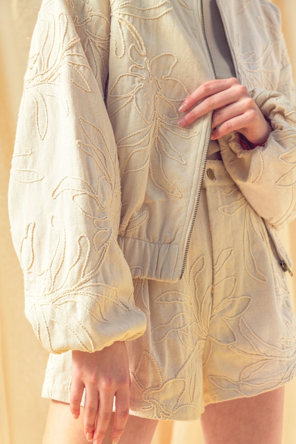 Leland Floral Jacquard Jacket