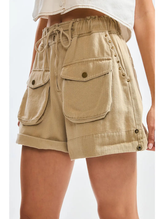 Utility Drawstring Shorts