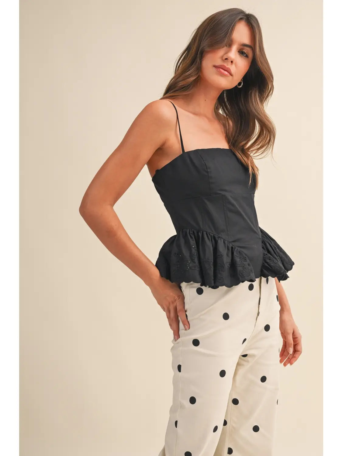 Nina Peplum Top
