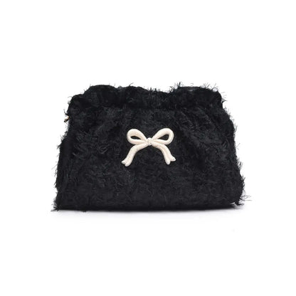 Fluffette Cosmetic Pouch - Black