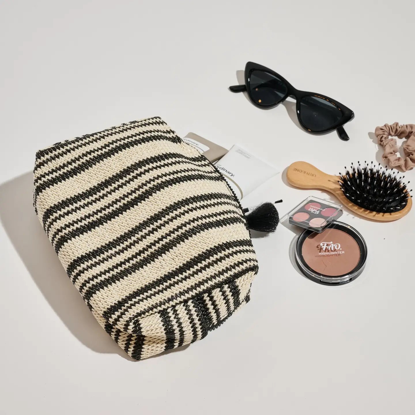 Voyage Stripe Cosmetic Pouch