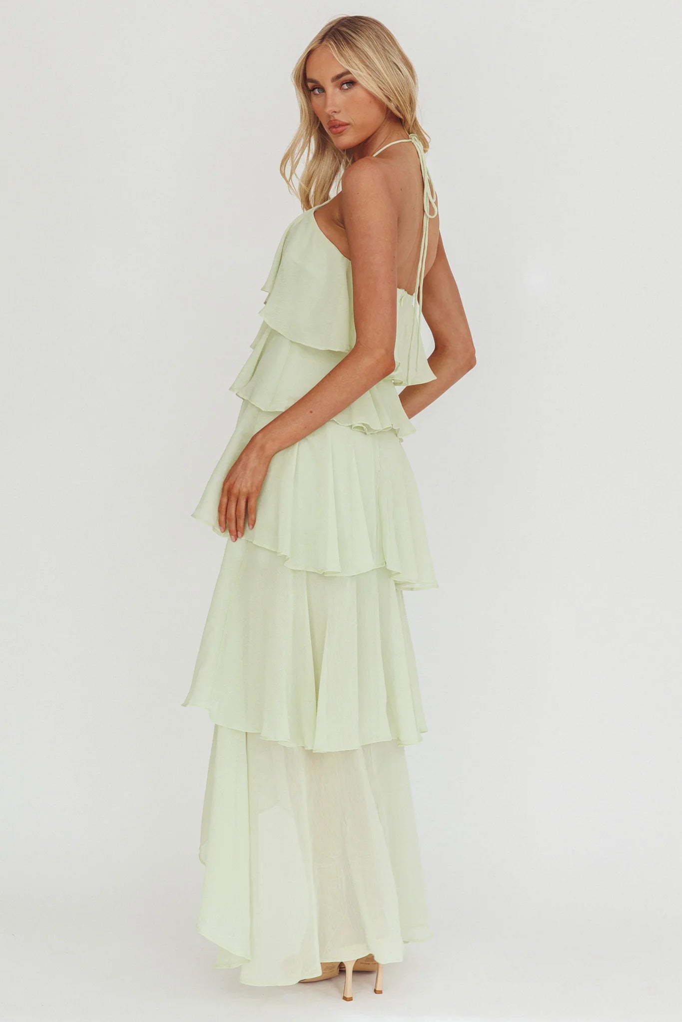 Lina Ruffled Maxi Dress
