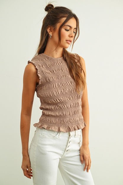 Winnie Smocked Top