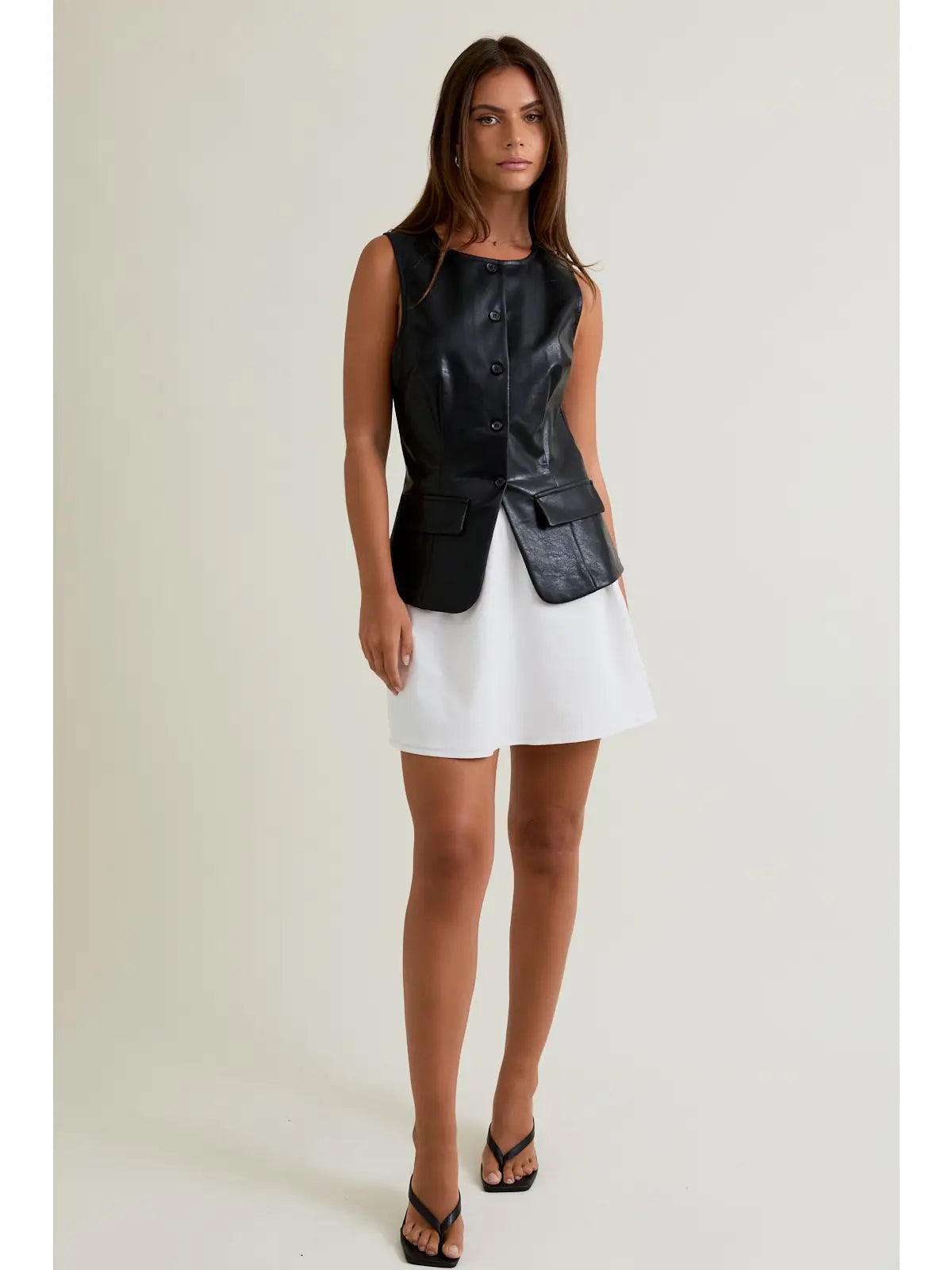 Kourt Contrast Skirt Mini Dress