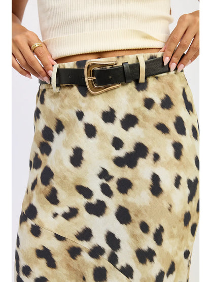 Leopard Maxi Skirt