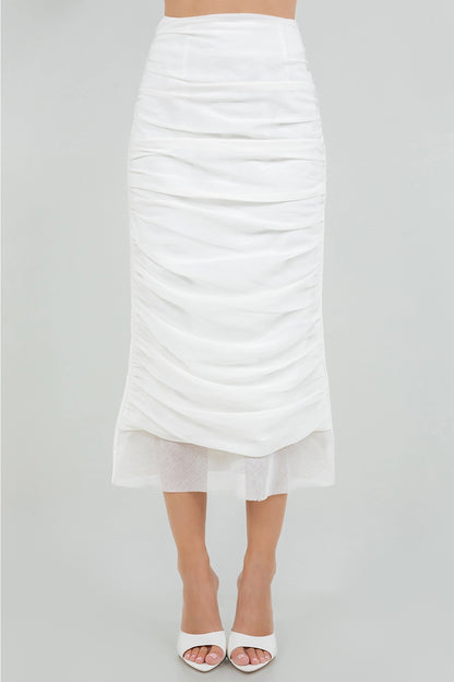 Quinn Ruched Skirt