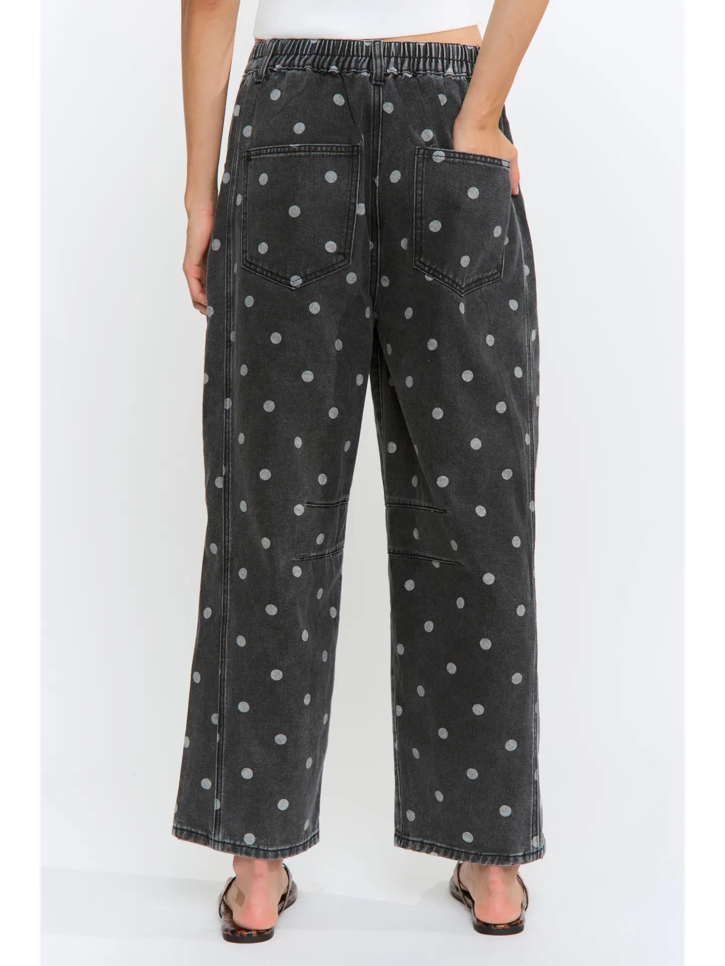 Darcy Polka Dot Denim Pants