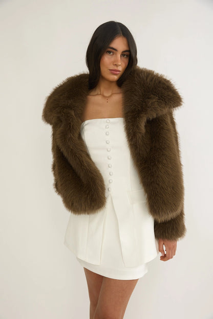 Tristan Faux Fur Coat