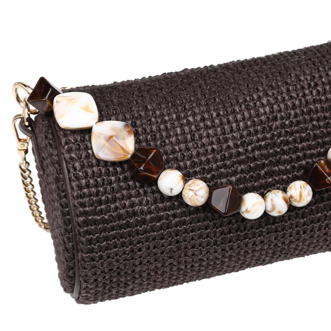 Rachel Straw Clutch