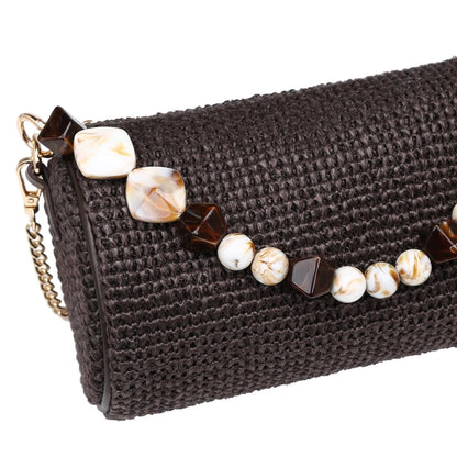 Rachel Straw Clutch