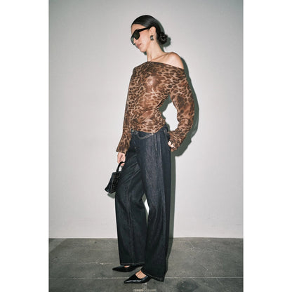 Emma Sheer Leopard Top