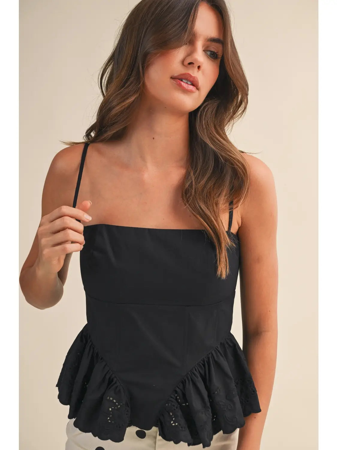Nina Peplum Top