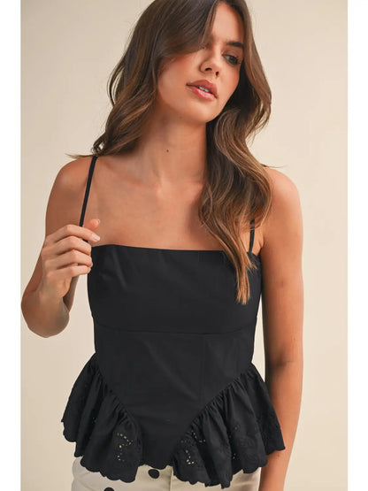 Nina Peplum Top