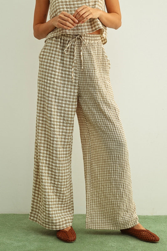Elowyn Gingham Pant