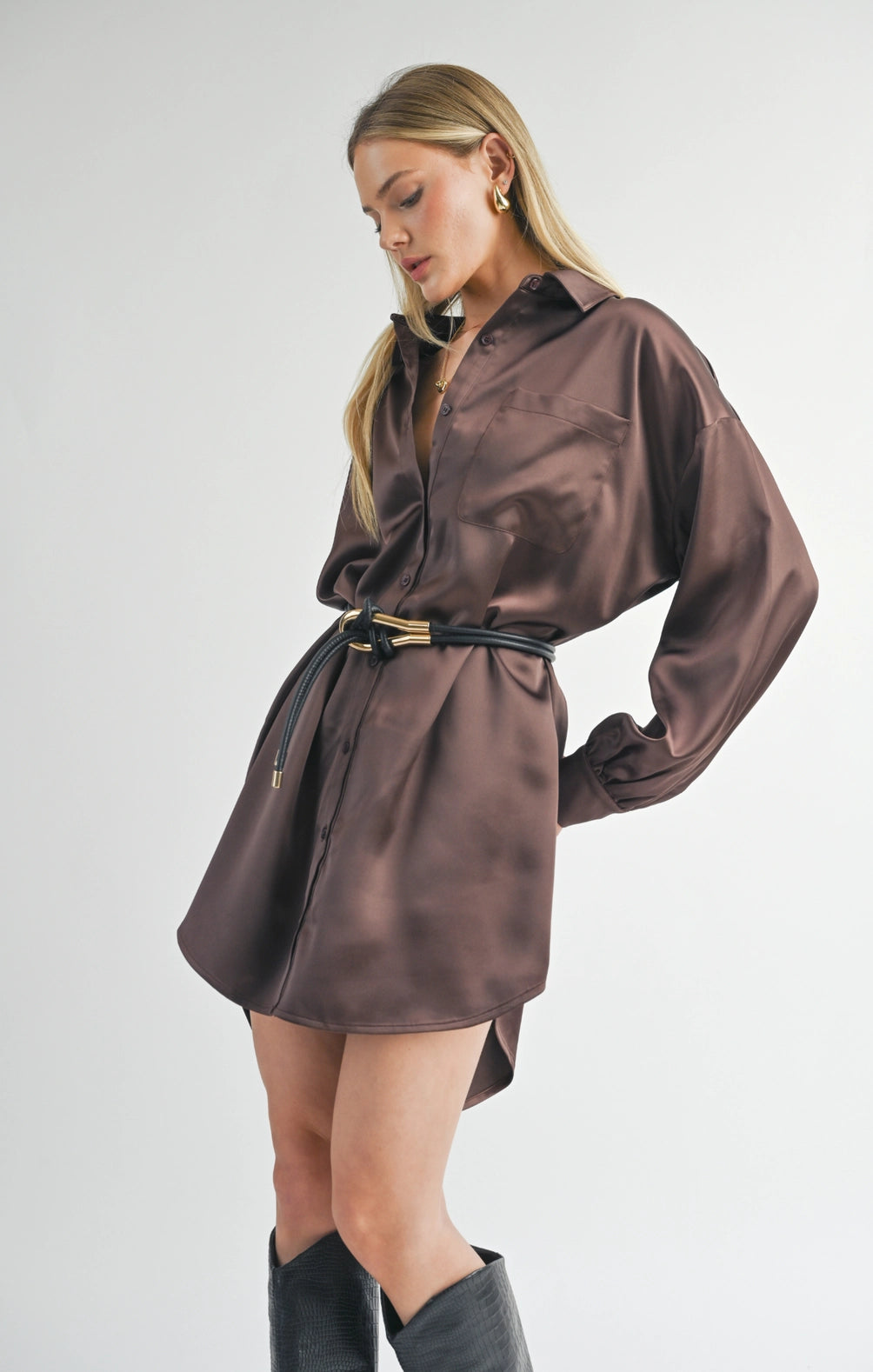 Flawless Oversized Shirt Dress