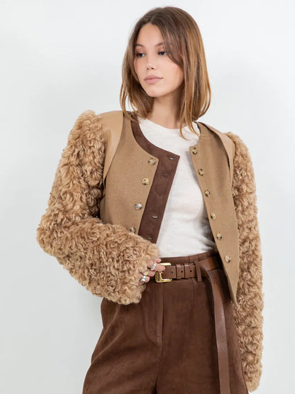 Bolero Faux Fur Jacket