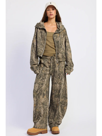 Zip Up Camo Jacket