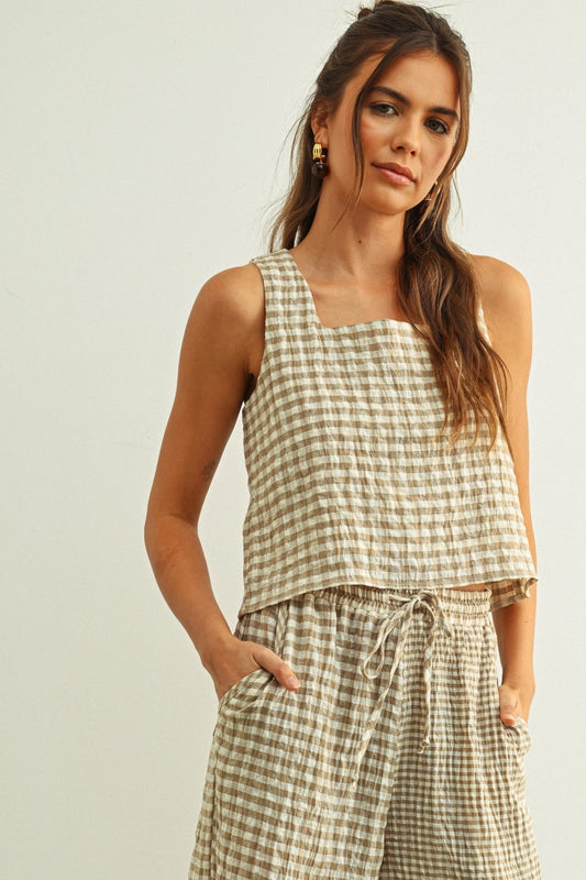 Elowyn Gingham Top