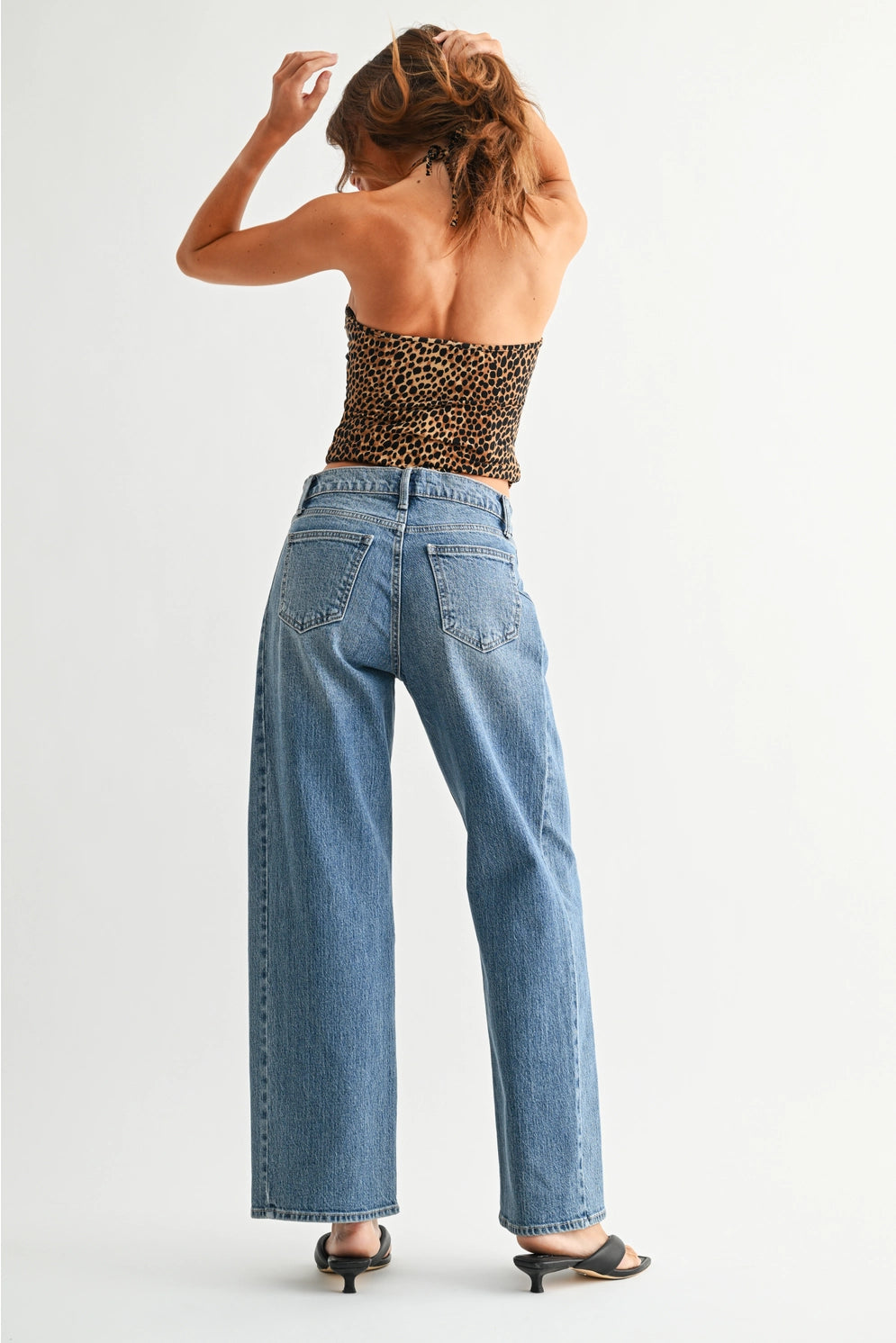 Twisted Stretch Barrel Jean