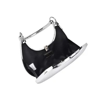 Isadora Evening Bag - Silver