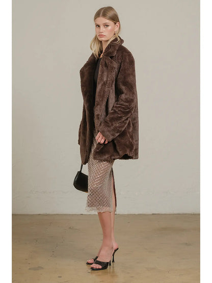 Krissy Faux Fur Coat