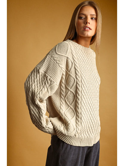 Cambridge Cable Knit Top