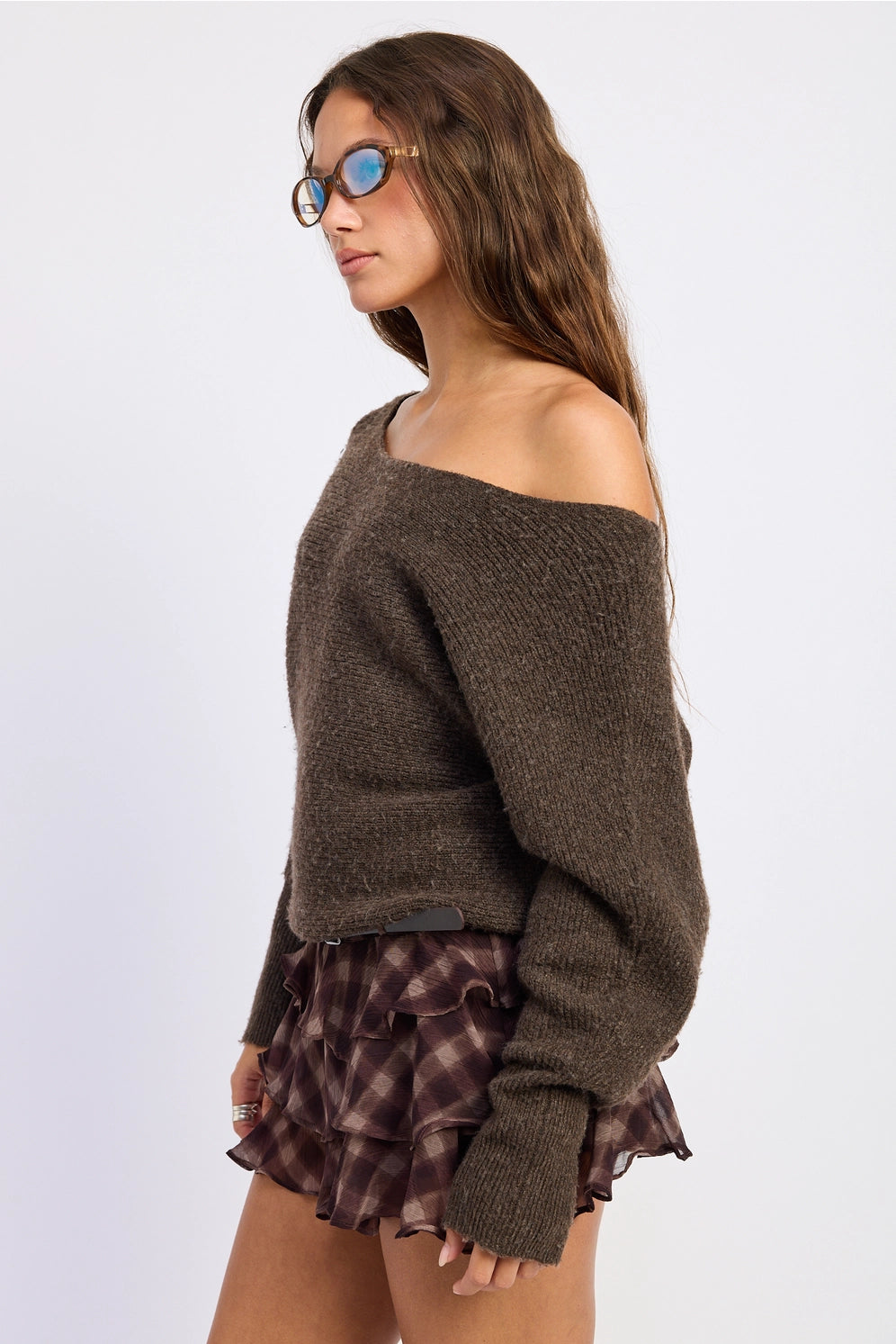 Liza Off Shoulder Sweater