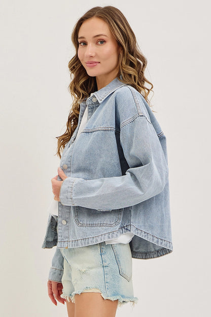 Patch Pocket Denim Jacket