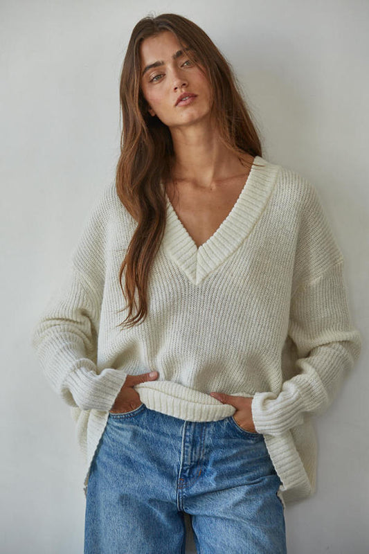 Jenni V Neck Sweater