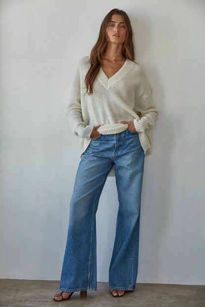 Jenni V Neck Sweater