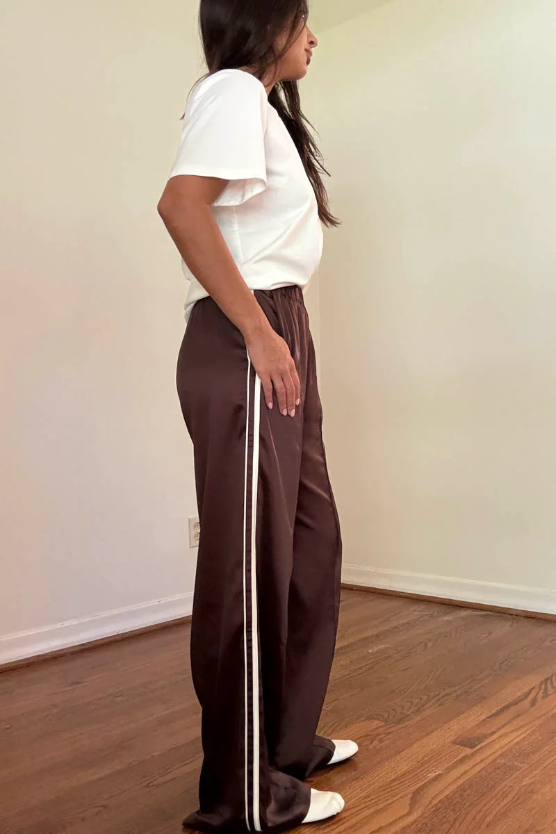 Satin Track Pant