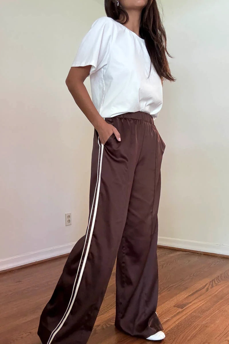 Satin Track Pant